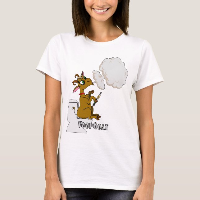 T-shirt Vape | Funny Vaping VoopGoat de VapeGoat™ (Devant)