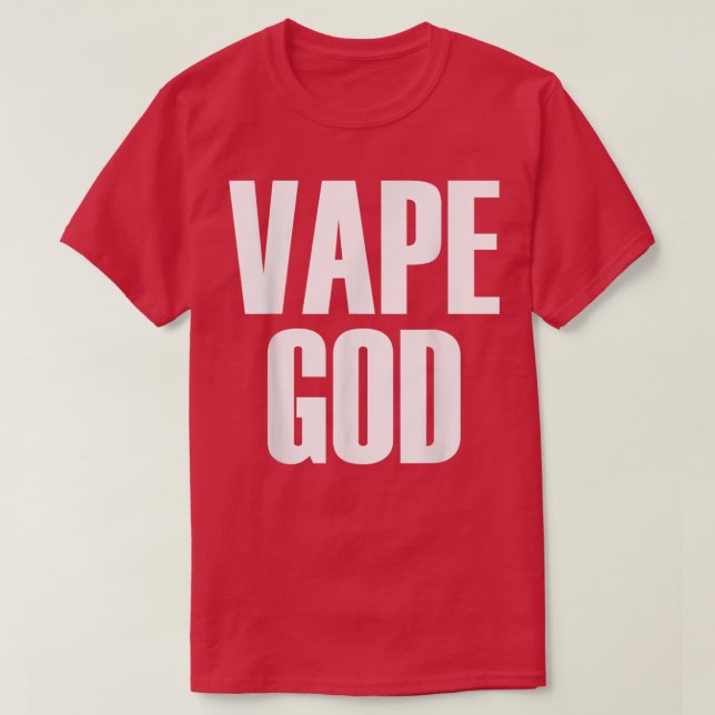 T-shirt Vape God Dank Mème Drôle Vape Nation Nouveauté (Design devant)