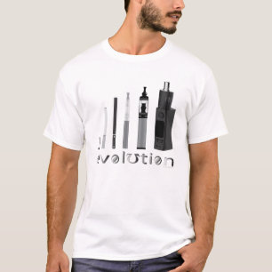 T-shirt Vape   L'évolution du Vape en gris par VapeGoat™