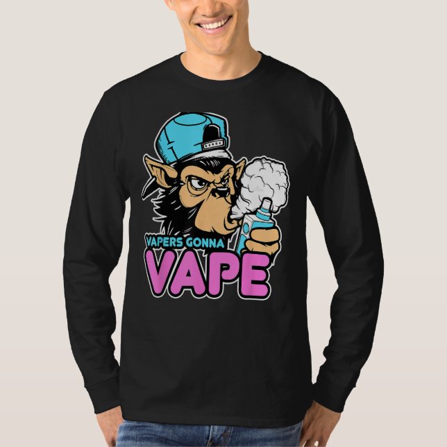 T-shirt Vapers Gonna Vape Gorilla Vape Tee (Devant)