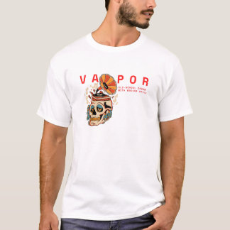 T-shirt Vapeur : Charme de l'ancienne école avec style mod