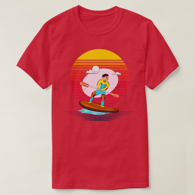T-shirt Vapeur de paddleboard (Design devant)
