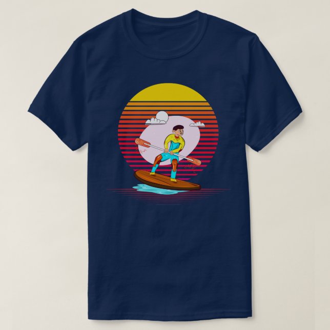 T-shirt Vapeur de paddleboard (Design devant)