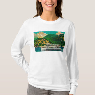T-shirt Vapeur de touristes sur le lac diablo, Skagit