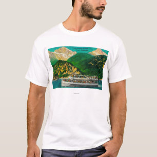 T-shirt Vapeur de touristes sur le lac diablo, Skagit