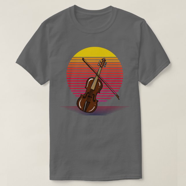 T-shirt Vapeur de violon (Design devant)