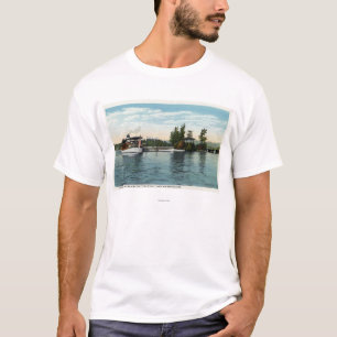 T-shirt Vapeur d'Oncle Sam à l'atterrissage d'île de