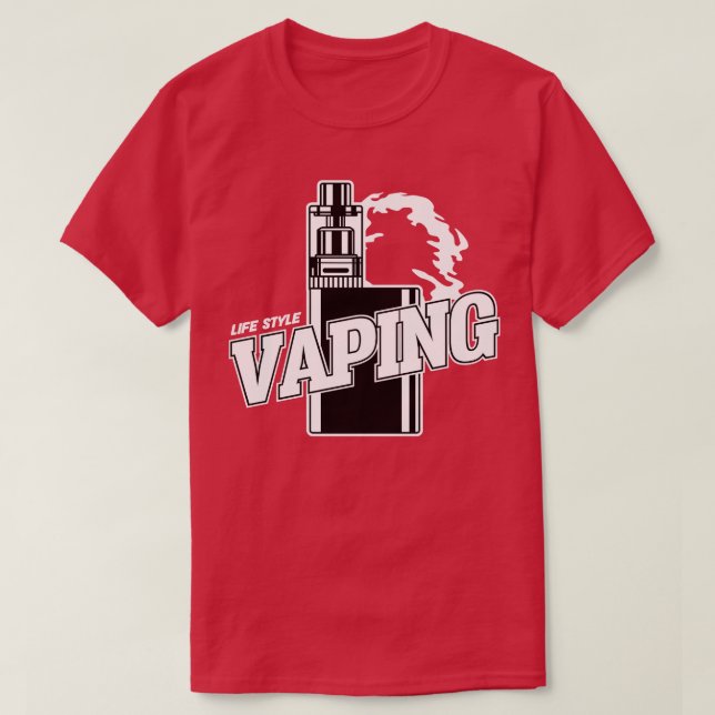 T-SHIRT VAPEUR DU STYLE DE VIE (Design devant)