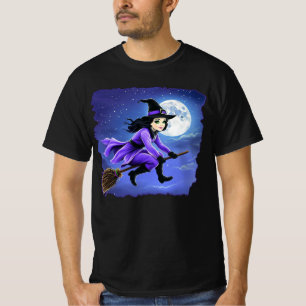 T-shirt Vapeur d'un balai - Wicca Halloween 1