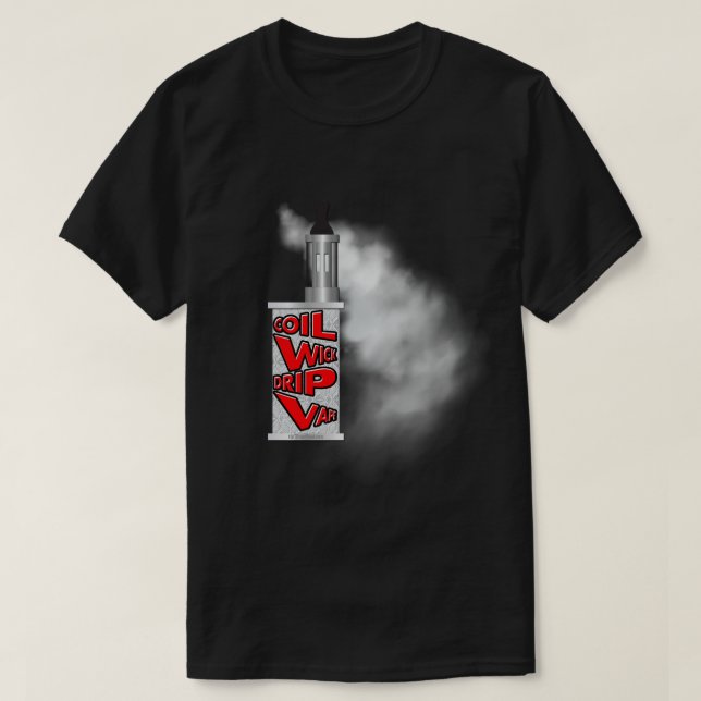 T-shirt Vapeur | OffSet Box Mod par VapeGoat (Design devant)