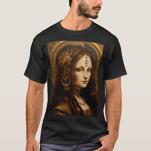 T-shirt Vapeur Punky Mona Lisa (Devant)