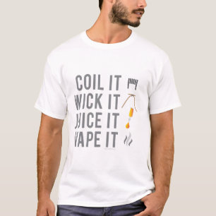 T-shirt Vapeur   Vapette de jus de coil Wick par VapeGoat