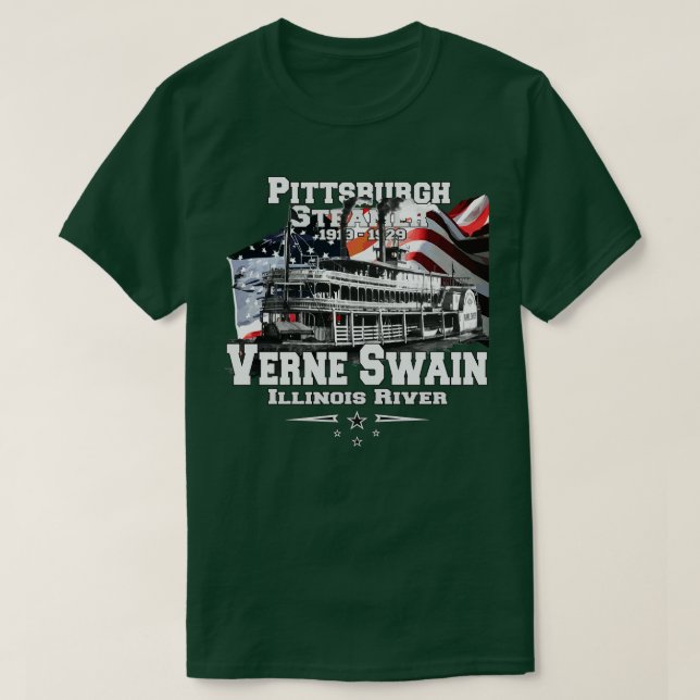 T-shirt vapeur Verne Swain (Design devant)
