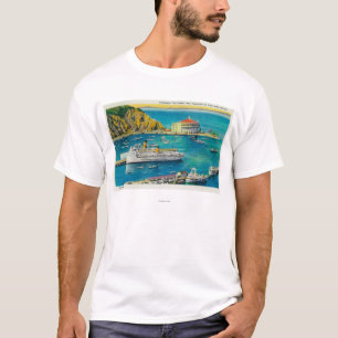 T-shirt Vapeurs Catalina et Avalon au pilier, et casino