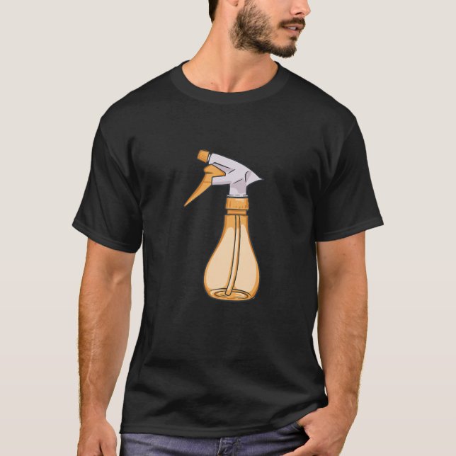 T-shirt Vaporisateur de cheveux Bouteille de coiffure Barb (Devant)