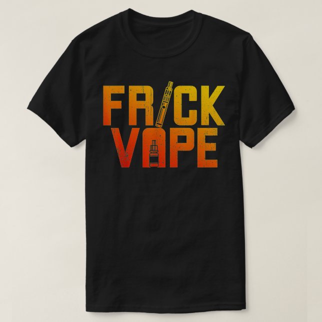 T-shirt Vaporisation et E-Cigarettes Frick Vape  (Design devant)