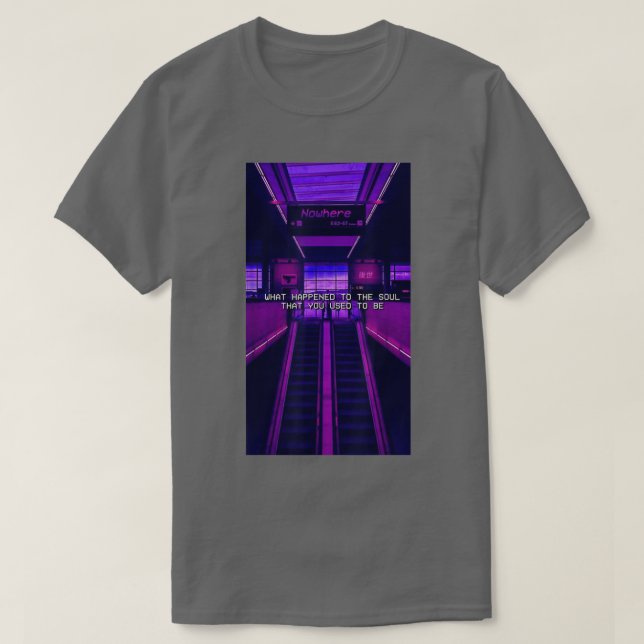 T-shirt Vaporwave Aesthetic Lofi Outrun Synthwave 80s Retr (Design devant)