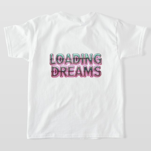 T-shirt Vaporwave Aesthetics with Glitch Effect and Neon  (Couchage Retour)