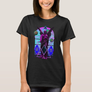 T-shirt Vaporwave Angel Statue de sculpture Illuminati Oei