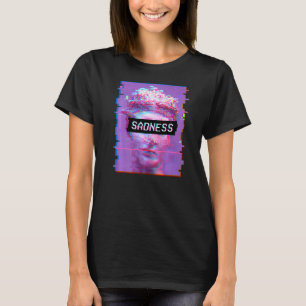 T-shirt Vaporwave David Statue Art esthétique tristesse Mi