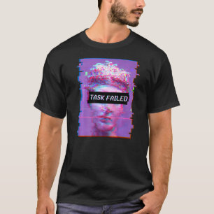 T-shirt Vaporwave David Statue Triste tâche d'art esthétiq
