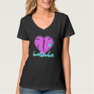 T-shirt Vaporwave de briseur de coeur cassé corrigé