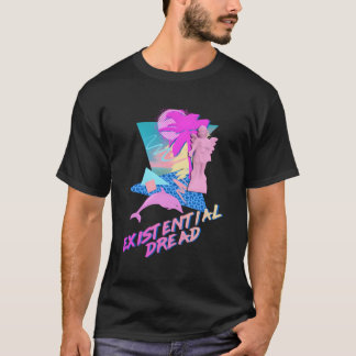 T-shirt Vaporwave esthétique Existentielle Dread Dolphin A