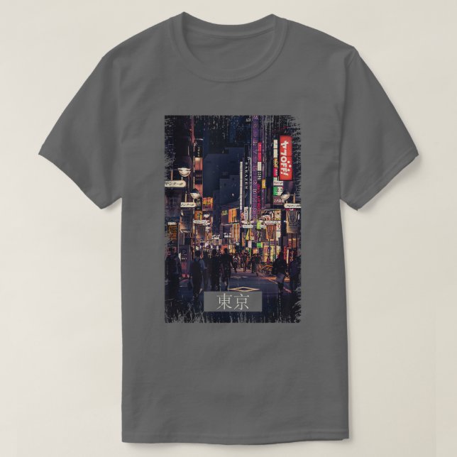 T-shirt Vaporwave esthétique Japon 80s 90s Mème Tokyo 46 (Design devant)
