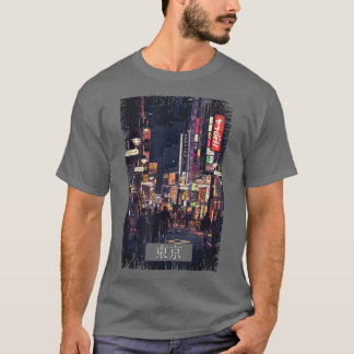 T-shirt Vaporwave esthétique Japon 80s 90s Mème Tokyo 46