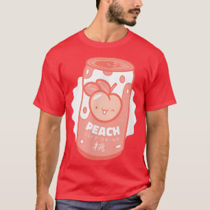 T-shirt Vaporwave Esthétique Japon Peach Soda Can Anime Ot