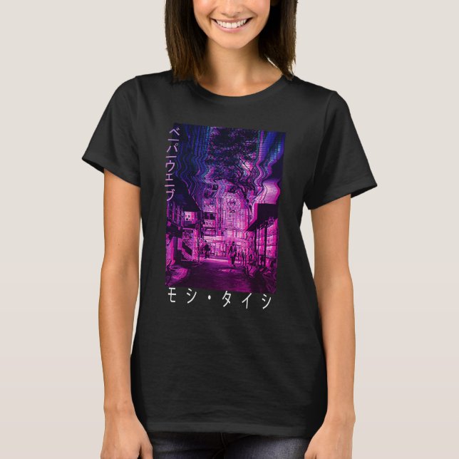 T-shirt Vaporwave esthétique Japon Style 80s 90s Tokyo Osa (Devant)