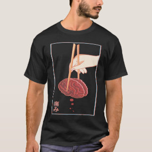 T-shirt Vaporwave esthétique Japonais Japon 90 Human Brain