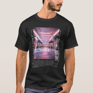T-shirt Vaporwave esthétique Limite Yami Pastel Goth
