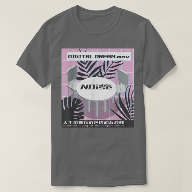T-shirt Vaporwave esthétique Synthwave Retro Vintage 90s 8 (Design devant)