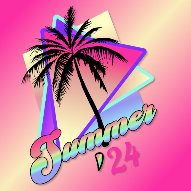 T-shirt Vaporwave Été 2024 (Créateur téléchargé)