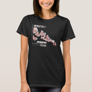 T-shirt Vaporwave, Fleur esthétique de cerisier, Glitch Ja