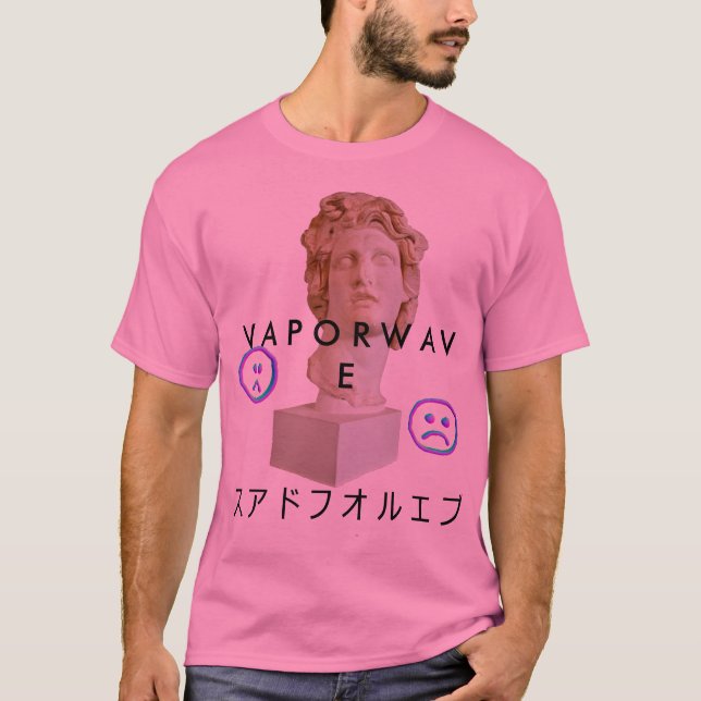 T-shirt Vaporwave - Geek Exposition (Devant)