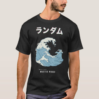 T-shirt Vaporwave Glitch esthétique 80s Retro Grande vague