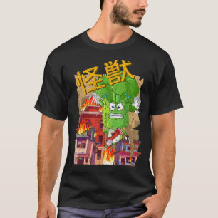 T-shirt Vaporwave Glitch Style esthétique Végétarien Ville