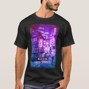 T-shirt Vaporwave Japan Street Mode Rues Tokyo