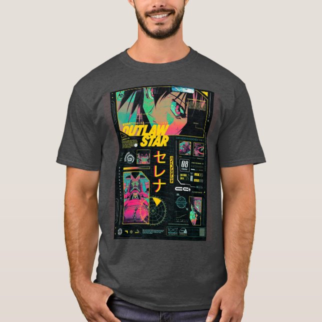 T-shirt Vaporwave Japanese Urbanech Fashion Style friend f (Devant)