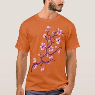T-shirt Vaporwave Japon Style Japonais Cerise Blossom Saku
