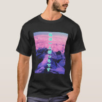 Vaporwave Mountain Alone Japonais cadeau esthétiqu