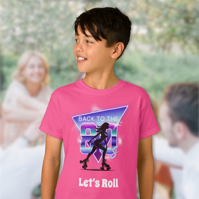 T-shirt Vaporwave Roller Skate fête d'anniversaire (Créateur téléchargé)