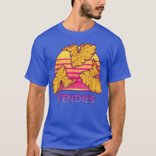 T-shirt Vaporwave Tendies Chicket Tenders Kanji japonais