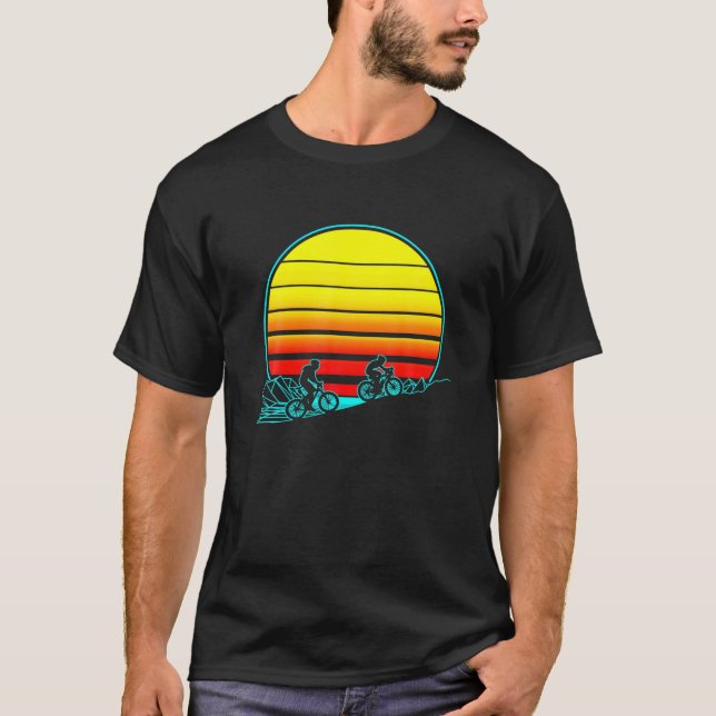 T-shirt Vaporwave VTT vintage (Devant)