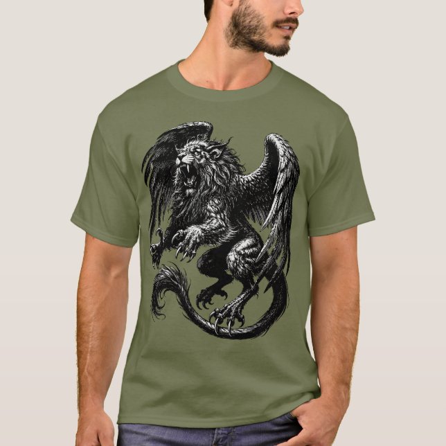 T-shirt Vapula Furie ailée déchaînée (Devant)
