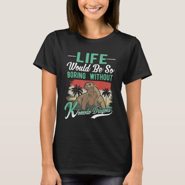 T-shirt varan du dragon de Komodo (Devant)