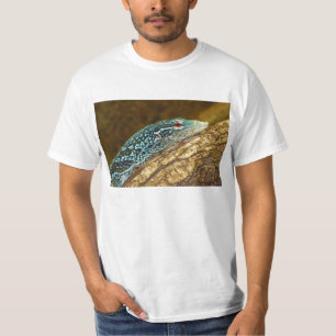 T-shirt Varanus Bleu-Repéré Macraei de moniteur d'arbre