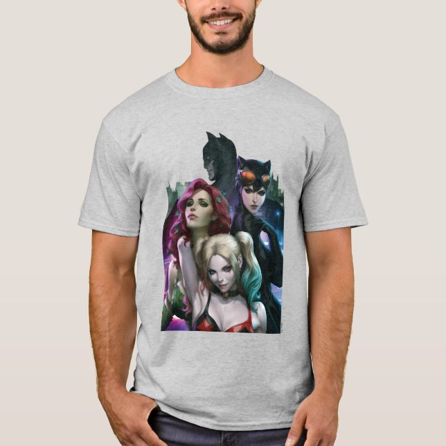 T-shirt Variante de couverture de Gotham City Sirens #1000 (Devant)